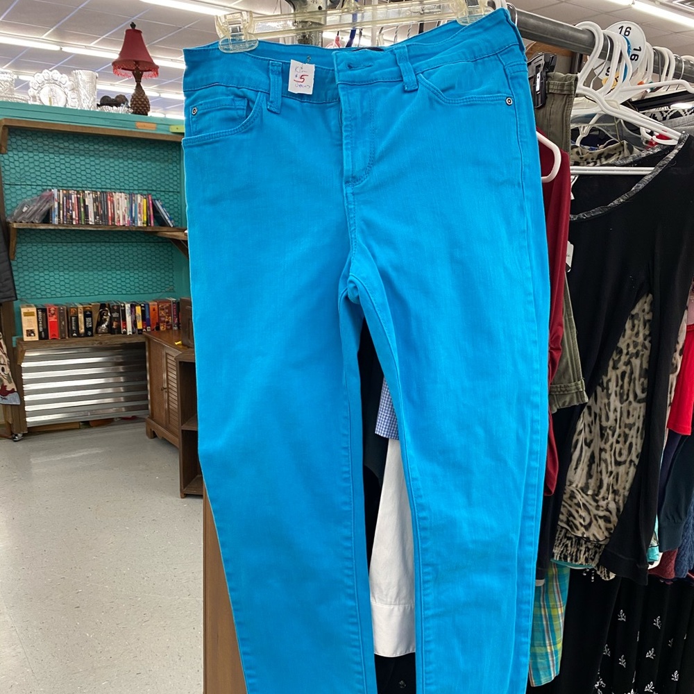 NYDJ Crayon Blue Skinny Jeans